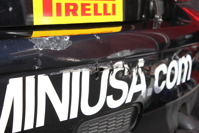 Illustration for article titled This Battle-Worn Mini Is My Favorite Car In Pirelli World Challenge